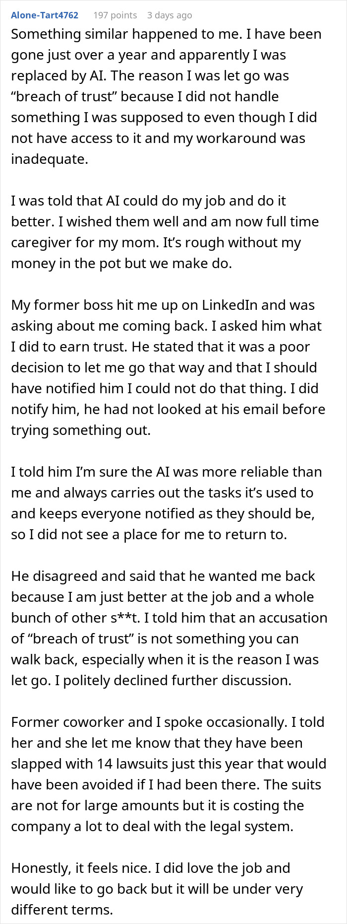 Boss Thinks AI Is Way Better Than Human Employees, Learns Just How Wrong He Is Boss Thinks AI Is Way Better Than Human Employees, Learns Just How Wrong He Is