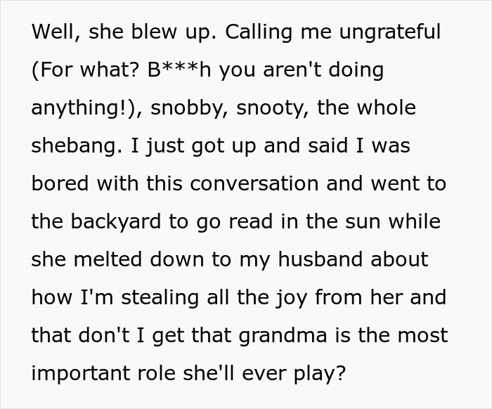 &ldquo;Refers To The Baby As &lsquo;Her&rsquo; Baby&rdquo;: MIL Loses Her Mind When She Finds Out She&rsquo;s Getting A Grandchild