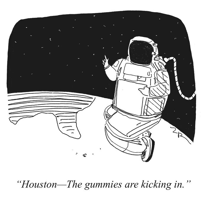 52 Absurd Single-Panel Cartoons By This Artist That Find Humor In The Most Ridiculous Places