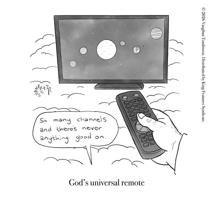 52 Absurd Single-Panel Cartoons By This Artist That Find Humor In The Most Ridiculous Places