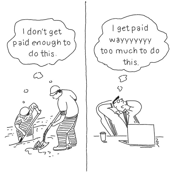 52 Absurd Single-Panel Cartoons By This Artist That Find Humor In The Most Ridiculous Places
