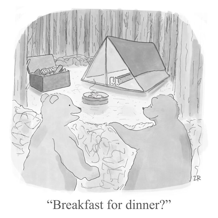 52 Absurd Single-Panel Cartoons By This Artist That Find Humor In The Most Ridiculous Places