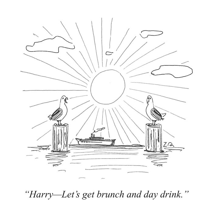 52 Absurd Single-Panel Cartoons By This Artist That Find Humor In The Most Ridiculous Places
