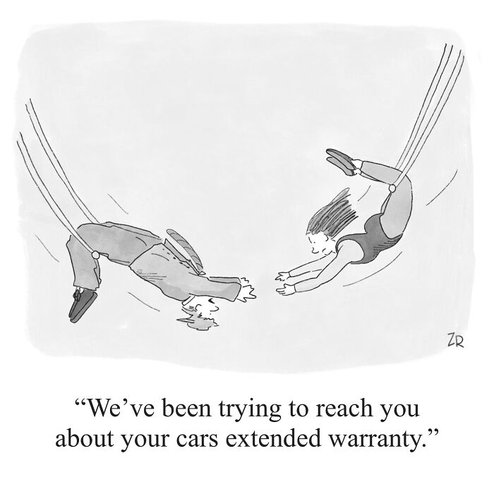52 Absurd Single-Panel Cartoons By This Artist That Find Humor In The Most Ridiculous Places