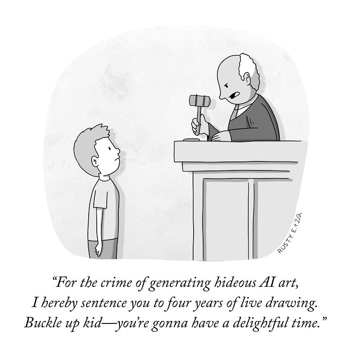 52 Absurd Single-Panel Cartoons By This Artist That Find Humor In The Most Ridiculous Places