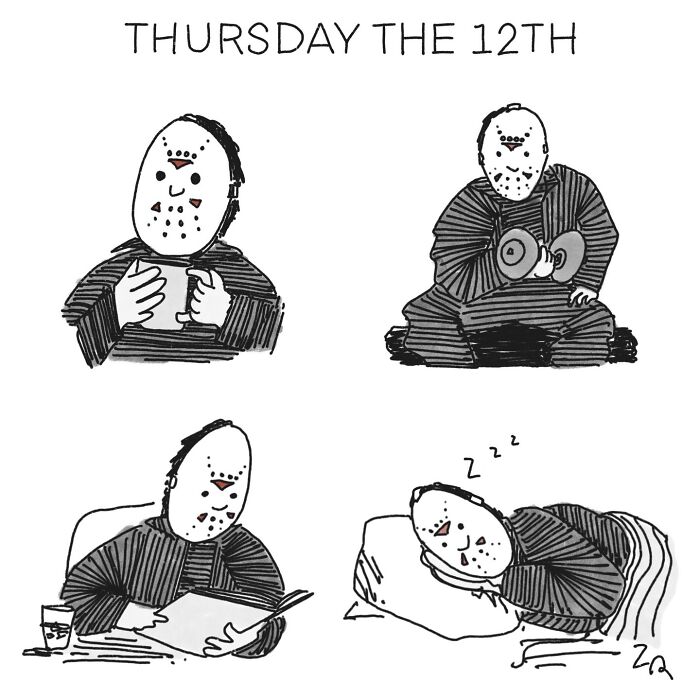 52 Absurd Single-Panel Cartoons By This Artist That Find Humor In The Most Ridiculous Places
