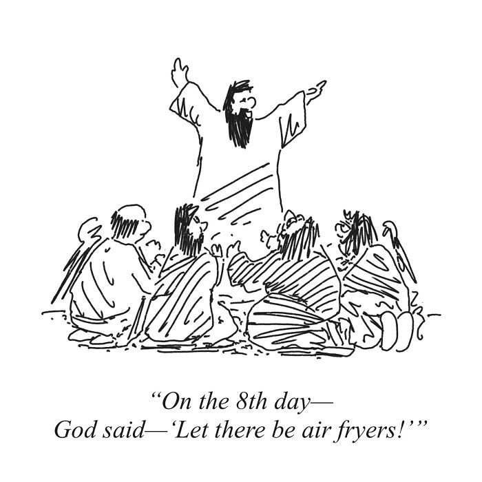 52 Absurd Single-Panel Cartoons By This Artist That Find Humor In The Most Ridiculous Places