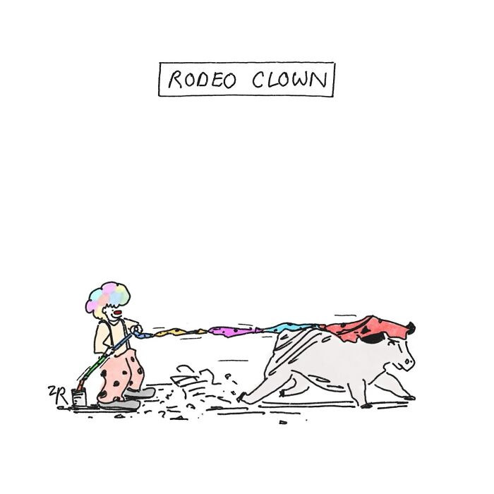 52 Absurd Single-Panel Cartoons By This Artist That Find Humor In The Most Ridiculous Places