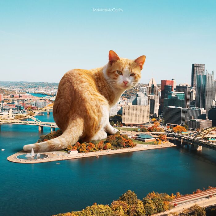 Artist Imagines Surreal Parallel Universe Where Giant Cats Reign, And Here Are 30 New Pieces Artist Imagines Surreal Parallel Universe Where Giant Cats Reign, And Here Are 30 New Pieces