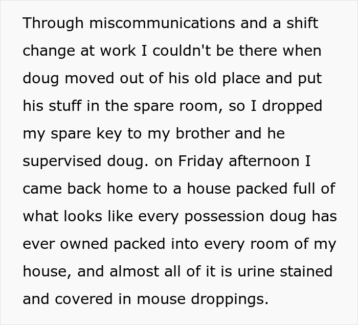 Woman Agrees To Store A Couple Of Items For Friend, Comes Home To A Fully Packed House From Hell Woman Agrees To Store A Couple Of Items For Friend, Comes Home To A Fully Packed House From Hell