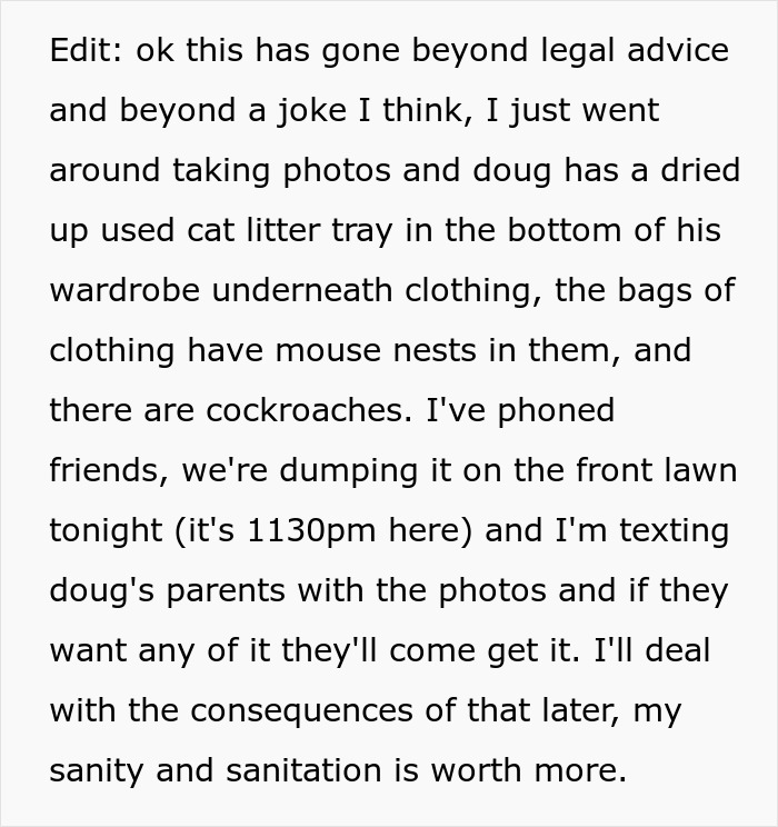 Woman Agrees To Store A Couple Of Items For Friend, Comes Home To A Fully Packed House From Hell Woman Agrees To Store A Couple Of Items For Friend, Comes Home To A Fully Packed House From Hell
