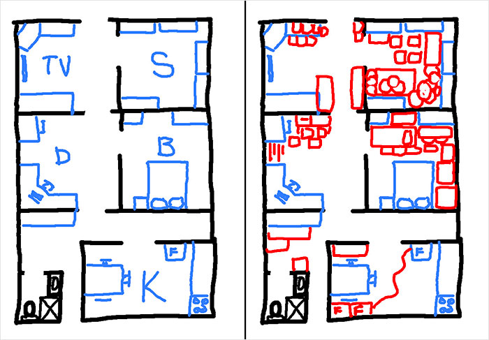 Woman Agrees To Store A Couple Of Items For Friend, Comes Home To A Fully Packed House From Hell Woman Agrees To Store A Couple Of Items For Friend, Comes Home To A Fully Packed House From Hell