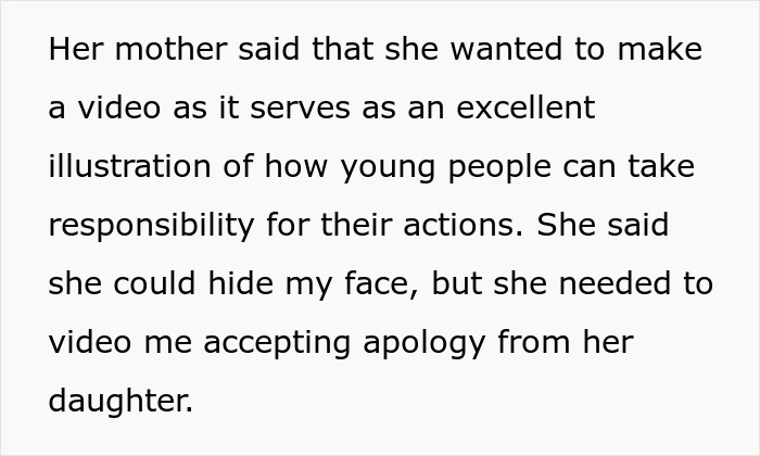 Entitled Mom Stages Daughter’s Apology To Neighbor For Social Media, Livid As He Refuses To Be In It