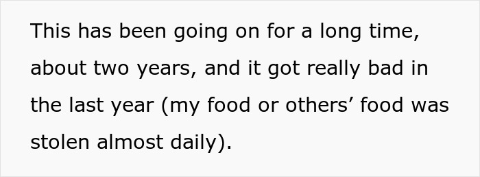Worker Sets Trap For Office Food Thief, Then Realizes The Situation Is More Disturbing Than Expected Worker Sets Trap For Office Food Thief, Then Realizes The Situation Is More Disturbing Than Expected