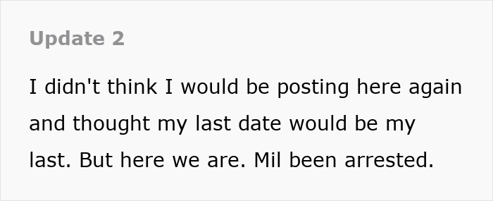MIL Lies To 6YO That She’s Going To Lose Mom, Gets Banned From Kids’ Lives And Arrested MIL Lies To 6YO That She’s Going To Lose Mom, Gets Banned From Kids’ Lives And Arrested