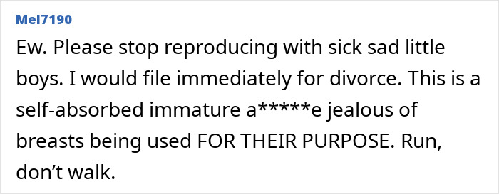 Man’s Divorce Threat Over Wife Breastfeeding Sparks Outrage As Experts Condemn “Ignorant” Claim Man’s Divorce Threat Over Wife Breastfeeding Sparks Outrage As Experts Condemn “Ignorant” Claim