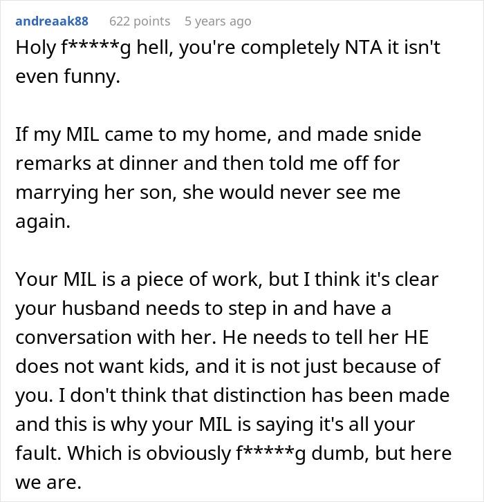 MIL Haunts Couple Over Not Having Kids, Then Crosses A Line She Can’t Take Back MIL Haunts Couple Over Not Having Kids, Then Crosses A Line She Can’t Take Back
