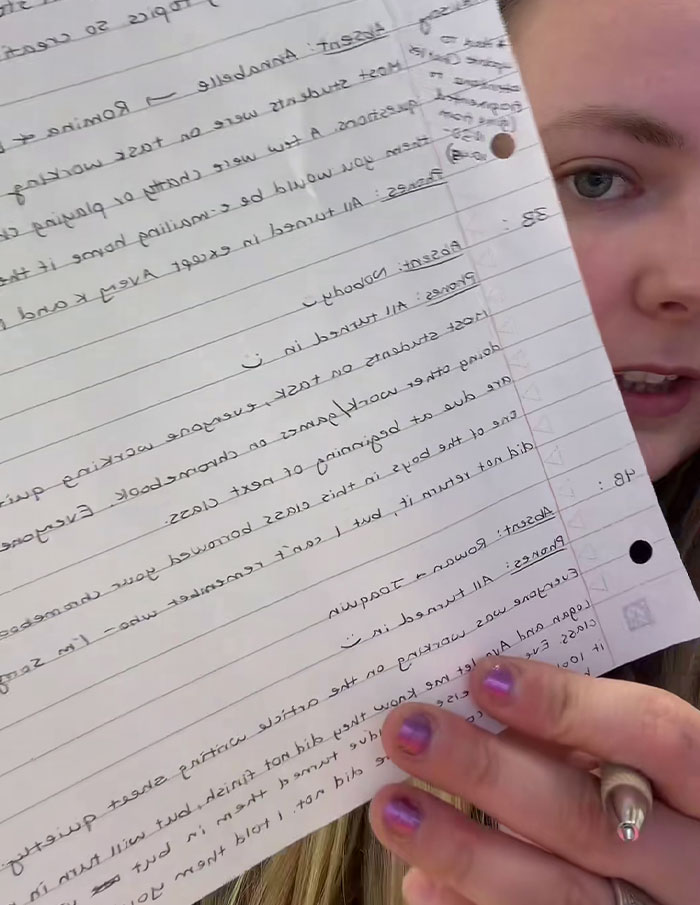 Teacher Learns Something About Herself After Student Points One Thing Out Teacher Learns Something About Herself After Student Points One Thing Out