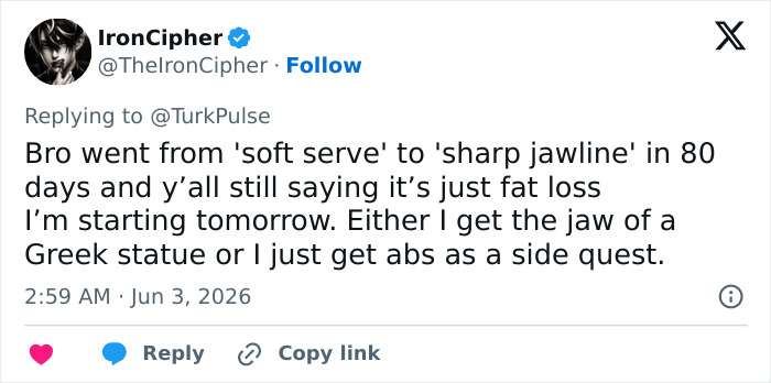 Man Reveals Dramatic 80-Day Transformation After Daily Jaw Exercises Man Reveals Dramatic 80-Day Transformation After Daily Jaw Exercises