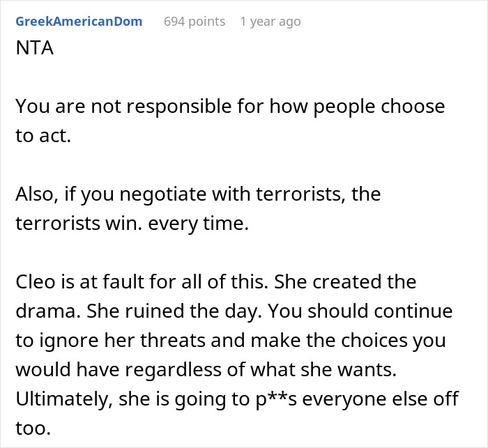 SIL Issues A Mother’s Day Ultimatum, Follows Through With A Full Meltdown When It Gets Ignored SIL Issues A Mother’s Day Ultimatum, Follows Through With A Full Meltdown When It Gets Ignored