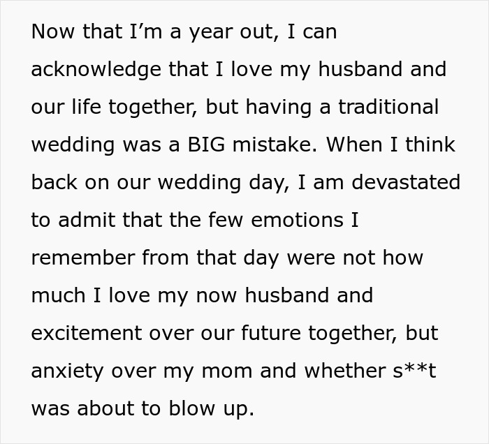 “BIG Mistake”: Bride Reflects On Wedding One Year Later, Has Sage Advice For Engaged Couples “BIG Mistake”: Bride Reflects On Wedding One Year Later, Has Sage Advice For Engaged Couples