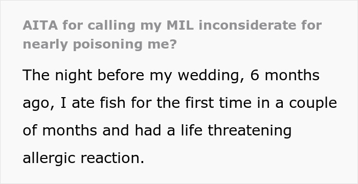 MIL Keeps Using Ingredients DIL is Allergic To, DIL Aghast As Wife Cares More About Mom’s “Feelings” MIL Keeps Using Ingredients DIL is Allergic To, DIL Aghast As Wife Cares More About Mom’s “Feelings”