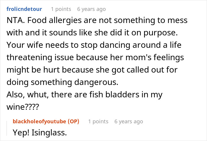 MIL Keeps Using Ingredients DIL is Allergic To, DIL Aghast As Wife Cares More About Mom’s “Feelings” MIL Keeps Using Ingredients DIL is Allergic To, DIL Aghast As Wife Cares More About Mom’s “Feelings”