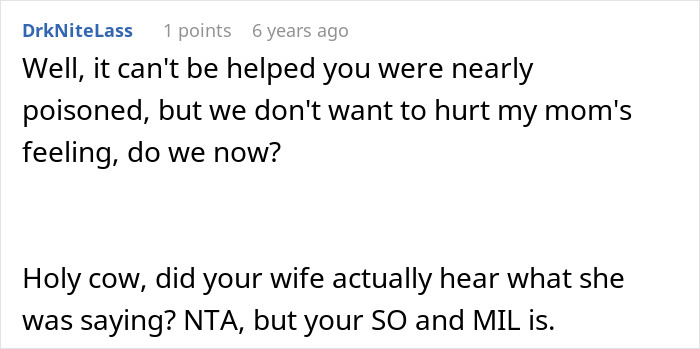 MIL Keeps Using Ingredients DIL is Allergic To, DIL Aghast As Wife Cares More About Mom’s “Feelings” MIL Keeps Using Ingredients DIL is Allergic To, DIL Aghast As Wife Cares More About Mom’s “Feelings”