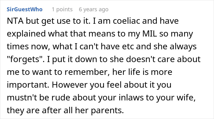 MIL Keeps Using Ingredients DIL is Allergic To, DIL Aghast As Wife Cares More About Mom’s “Feelings” MIL Keeps Using Ingredients DIL is Allergic To, DIL Aghast As Wife Cares More About Mom’s “Feelings”