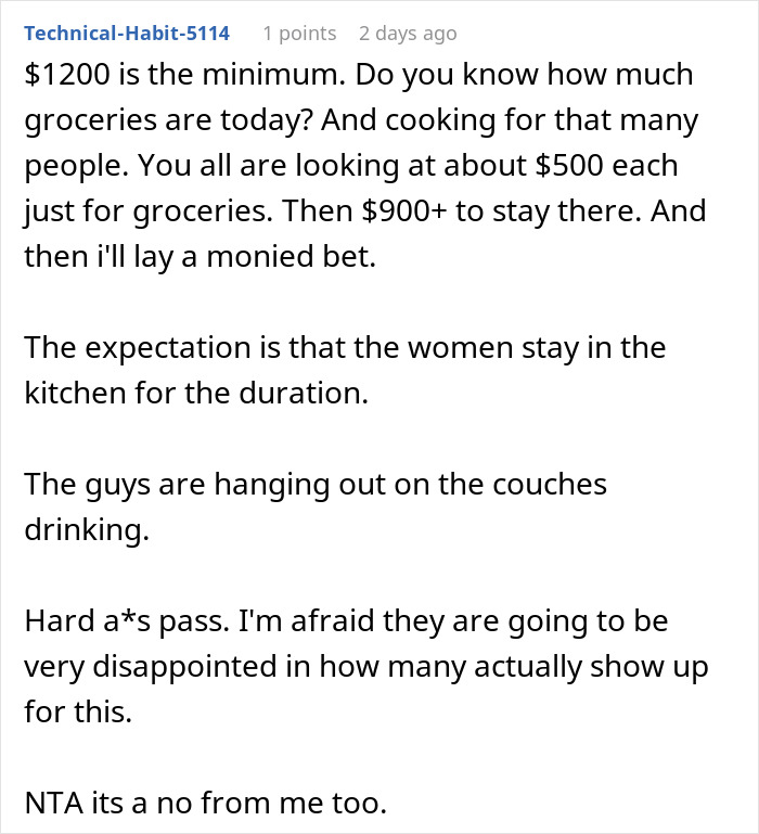 “Hell No”: Friend’s Ridiculous Wedding Expectations Make People Opt Out Quick “Hell No”: Friend’s Ridiculous Wedding Expectations Make People Opt Out Quick