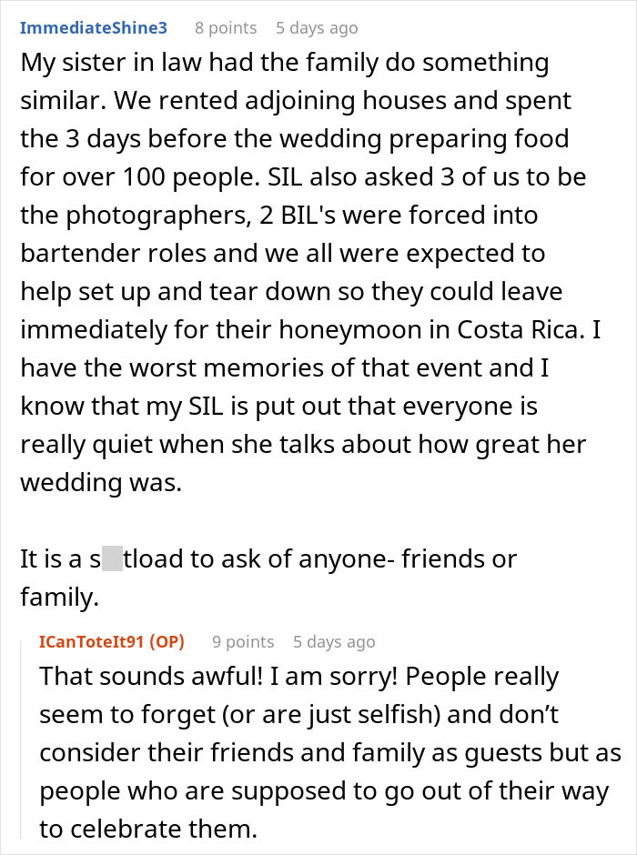 “Hell No”: Friend’s Ridiculous Wedding Expectations Make People Opt Out Quick “Hell No”: Friend’s Ridiculous Wedding Expectations Make People Opt Out Quick