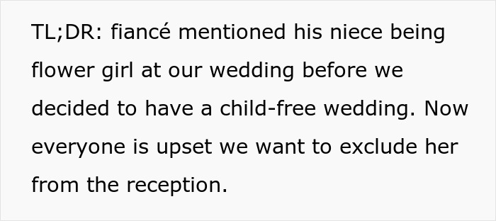 Childfree Wedding Leaves Family Baffled, They Can’t Believe What Bride Suggests