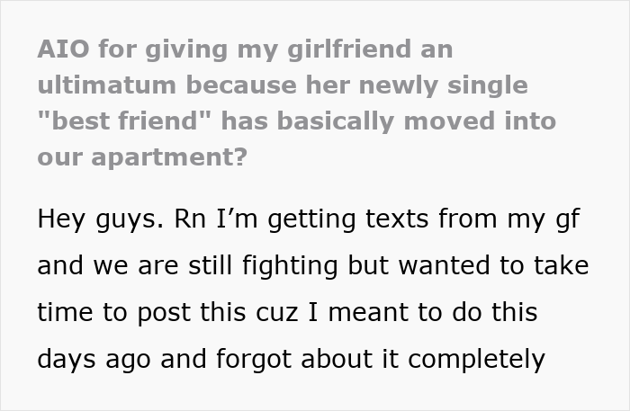 GF’s Guy Bestie Hijacks Couple’s Home, She Sparks A Massive Feud As BF Finally Snaps And Says Enough GF’s Guy Bestie Hijacks Couple’s Home, She Sparks A Massive Feud As BF Finally Snaps And Says Enough