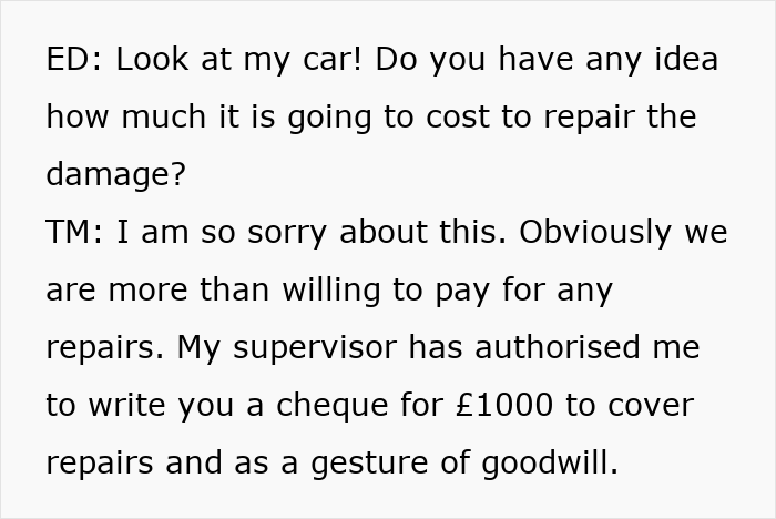 Entitled Duo Demands Huge Payout For Fake Crash, Gets Publicly Embarrassed By Simple Logic Check Entitled Duo Demands Huge Payout For Fake Crash, Gets Publicly Embarrassed By Simple Logic Check