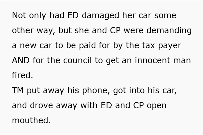 Entitled Duo Demands Huge Payout For Fake Crash, Gets Publicly Embarrassed By Simple Logic Check Entitled Duo Demands Huge Payout For Fake Crash, Gets Publicly Embarrassed By Simple Logic Check