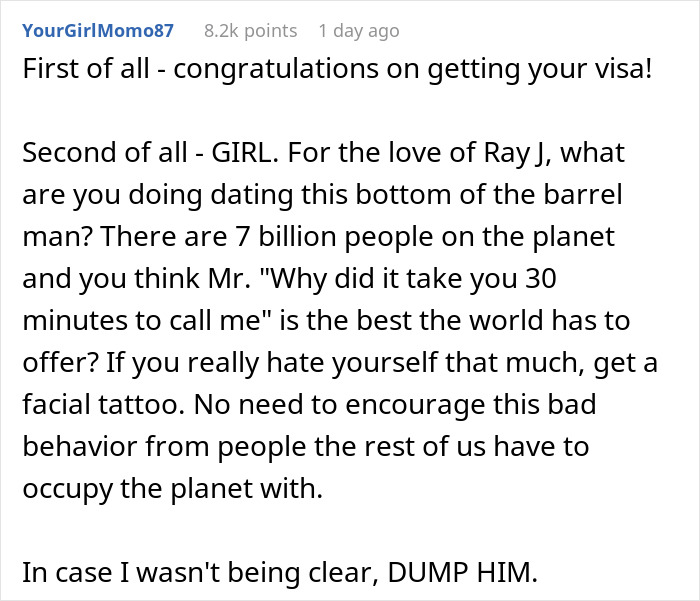 Guy Can’t Handle His GF’s Success, Ruins Her US Visa Approval With Silent Treatment And Tantrums Guy Can’t Handle His GF’s Success, Ruins Her US Visa Approval With Silent Treatment And Tantrums