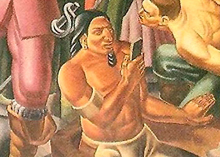 Mysterious 1937 Painting Sparks Wild Time Travel Theories After Viewers Spot Something ‘Out Of Place’ Mysterious 1937 Painting Sparks Wild Time Travel Theories After Viewers Spot Something ‘Out Of Place’