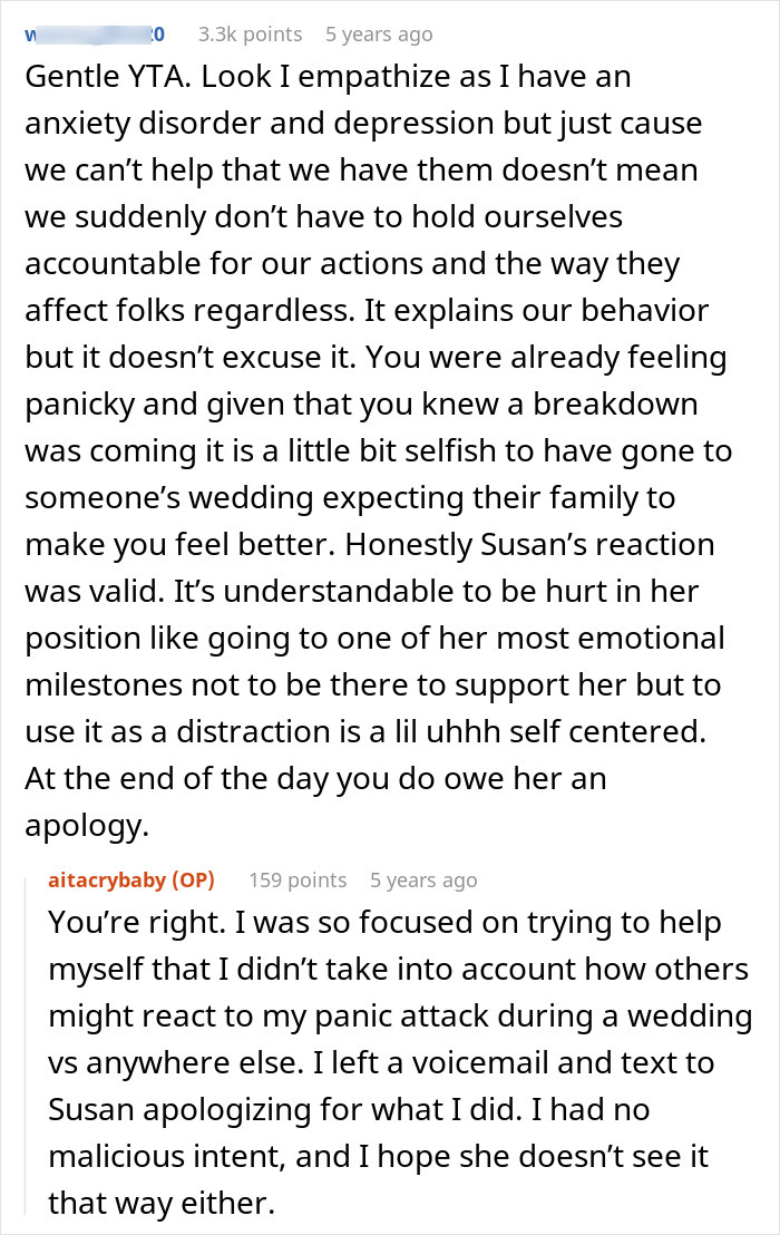 Man Suffers A Panic Attack During A Wedding, Bride Isn’t Happy About It