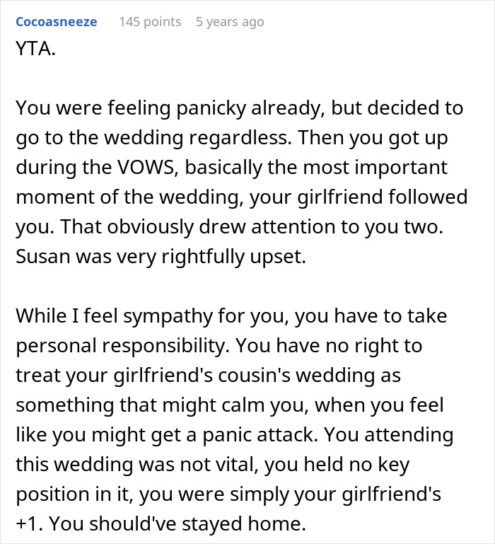 Man Suffers A Panic Attack During A Wedding, Bride Isn’t Happy About It