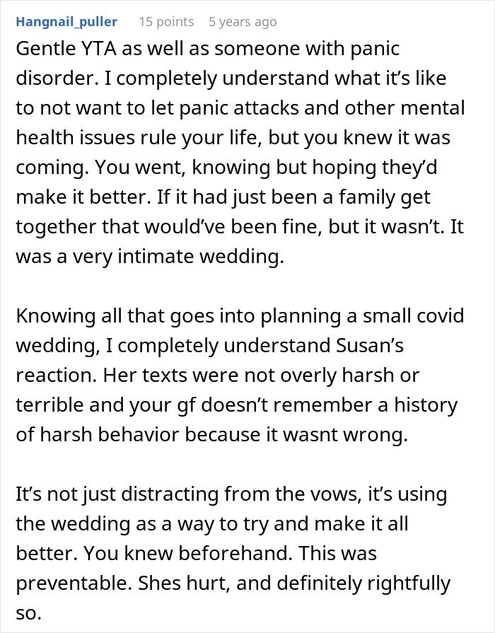 Man Suffers A Panic Attack During A Wedding, Bride Isn’t Happy About It