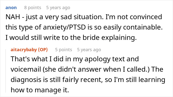 Man Suffers A Panic Attack During A Wedding, Bride Isn’t Happy About It
