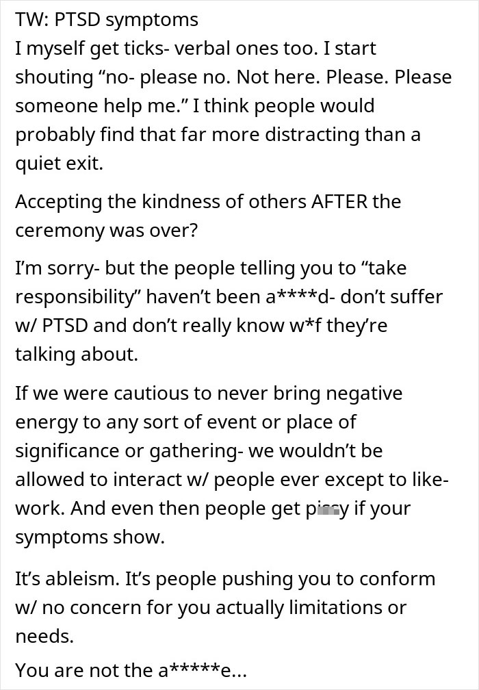 Man Suffers A Panic Attack During A Wedding, Bride Isn’t Happy About It