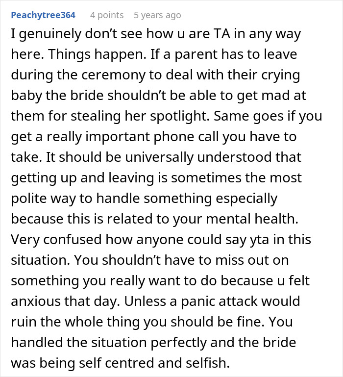 Man Suffers A Panic Attack During A Wedding, Bride Isn’t Happy About It