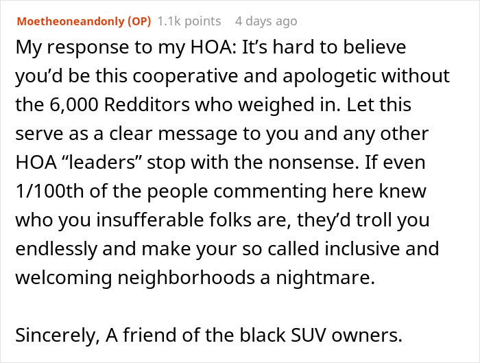 HOA Emails Man About His Guests’ “Unsettling” Cars, Apologizes When His Rant Goes Viral Online HOA Emails Man About His Guests’ “Unsettling” Cars, Apologizes When His Rant Goes Viral Online