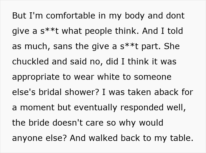 Guest Shamed Over Sleeveless Top And “White” Outfit Gets Unexpected Revenge