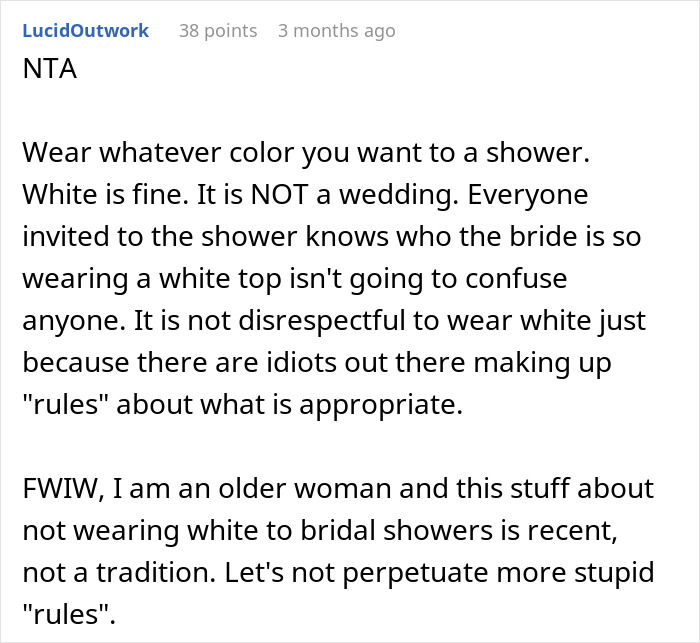 Guest Shamed Over Sleeveless Top And “White” Outfit Gets Unexpected Revenge