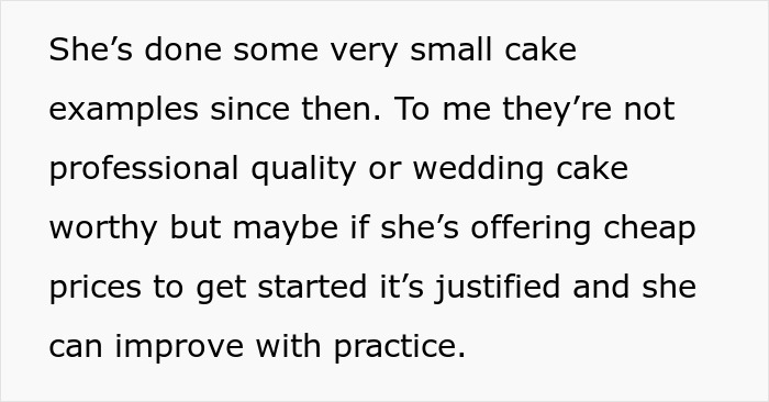 Wedding Cake Drama Ruins Friendship: “Started Advertising Using Stock Images”