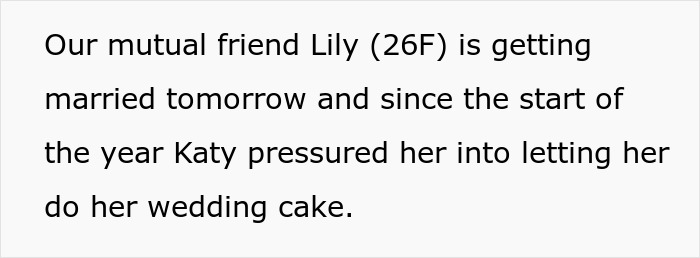 Wedding Cake Drama Ruins Friendship: “Started Advertising Using Stock Images”