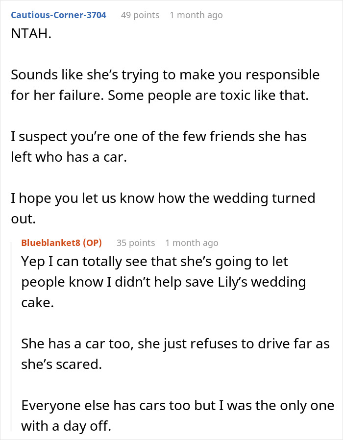 Wedding Cake Drama Ruins Friendship: “Started Advertising Using Stock Images”