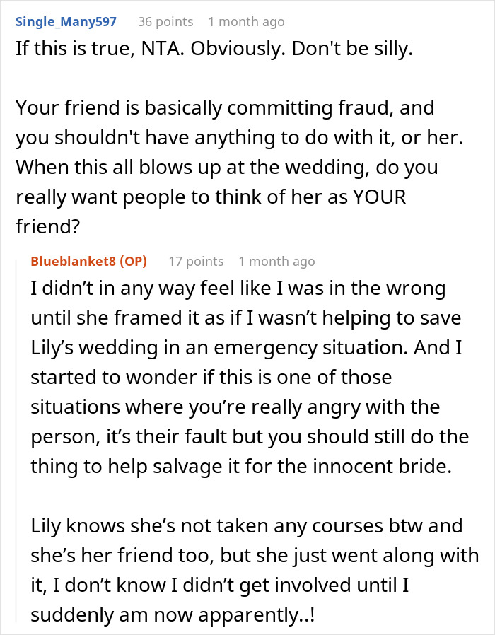Wedding Cake Drama Ruins Friendship: “Started Advertising Using Stock Images”